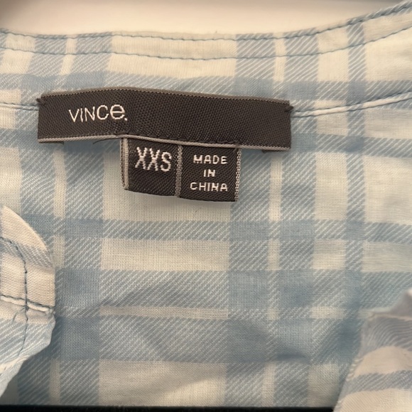 🔥 2 for 20$ / Vince Plaid Blouse - Picture 3 of 17
